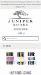 Mobile Screenshot of juniperbooks.com