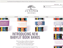 Tablet Screenshot of juniperbooks.com